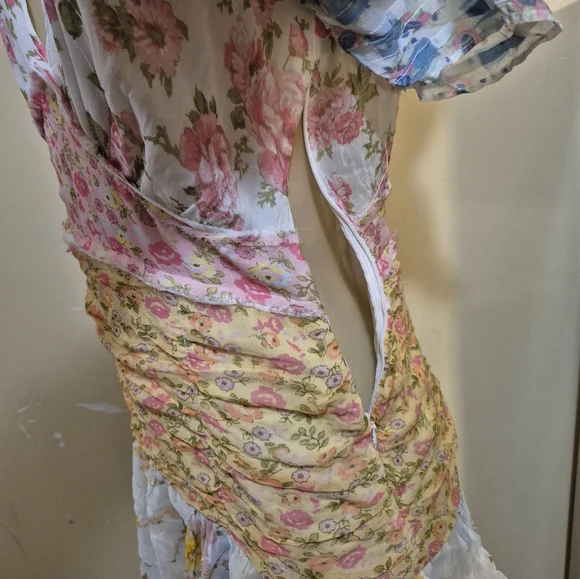 LoveShackFancy Arlo Silk Made In India Mini Dress 6 - Picture 8 of 11